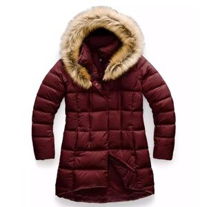 North Face Dealio Down Parka Puffer Jacket with Faux Fur Removable Hood NWT